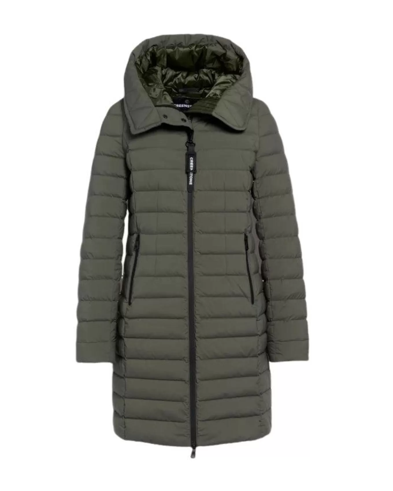 Ruth Knee Length Hooded Down Coat<Creenstone Store