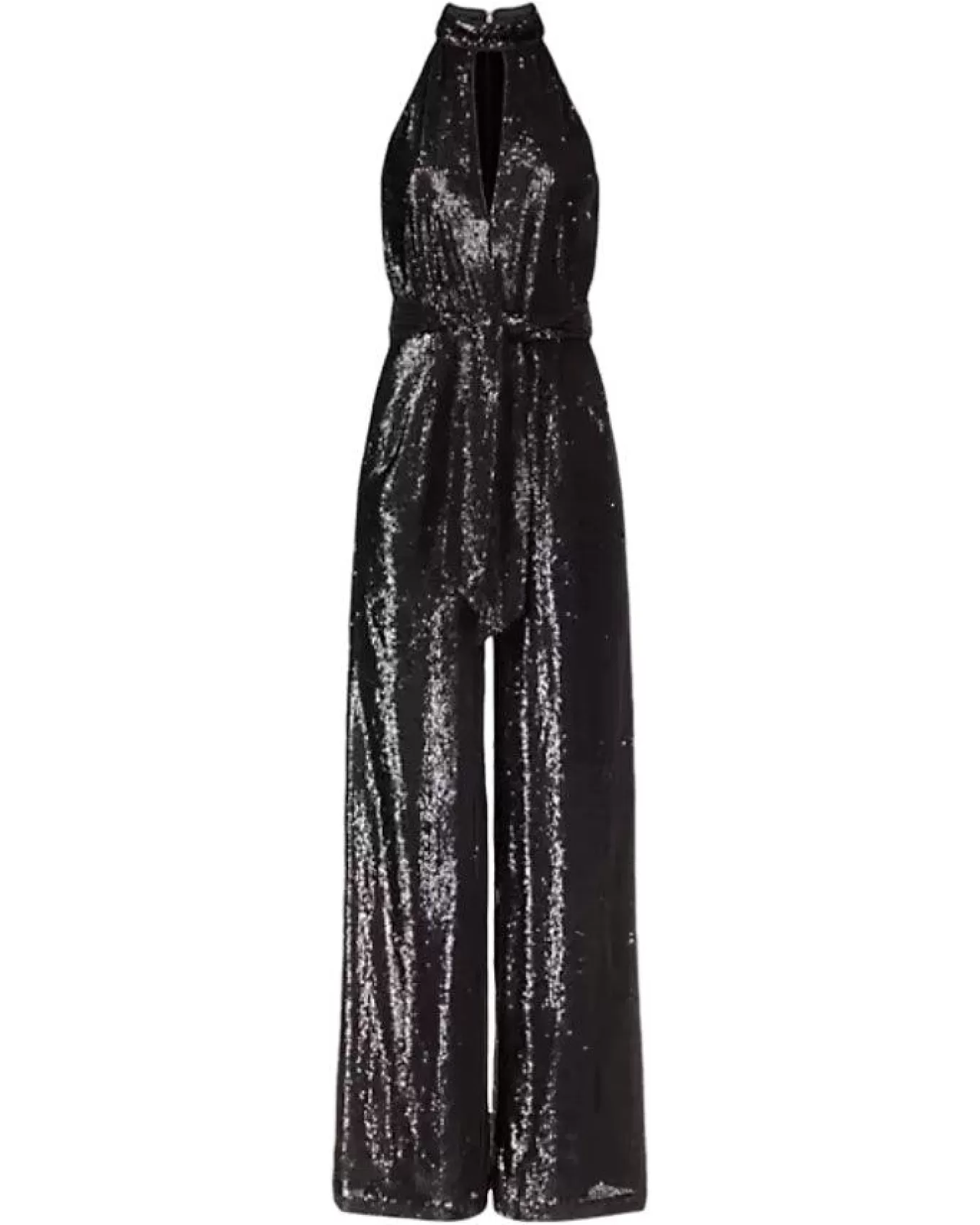 Sequin Halter Wide Leg Jumpsuit<Michael Kors Store