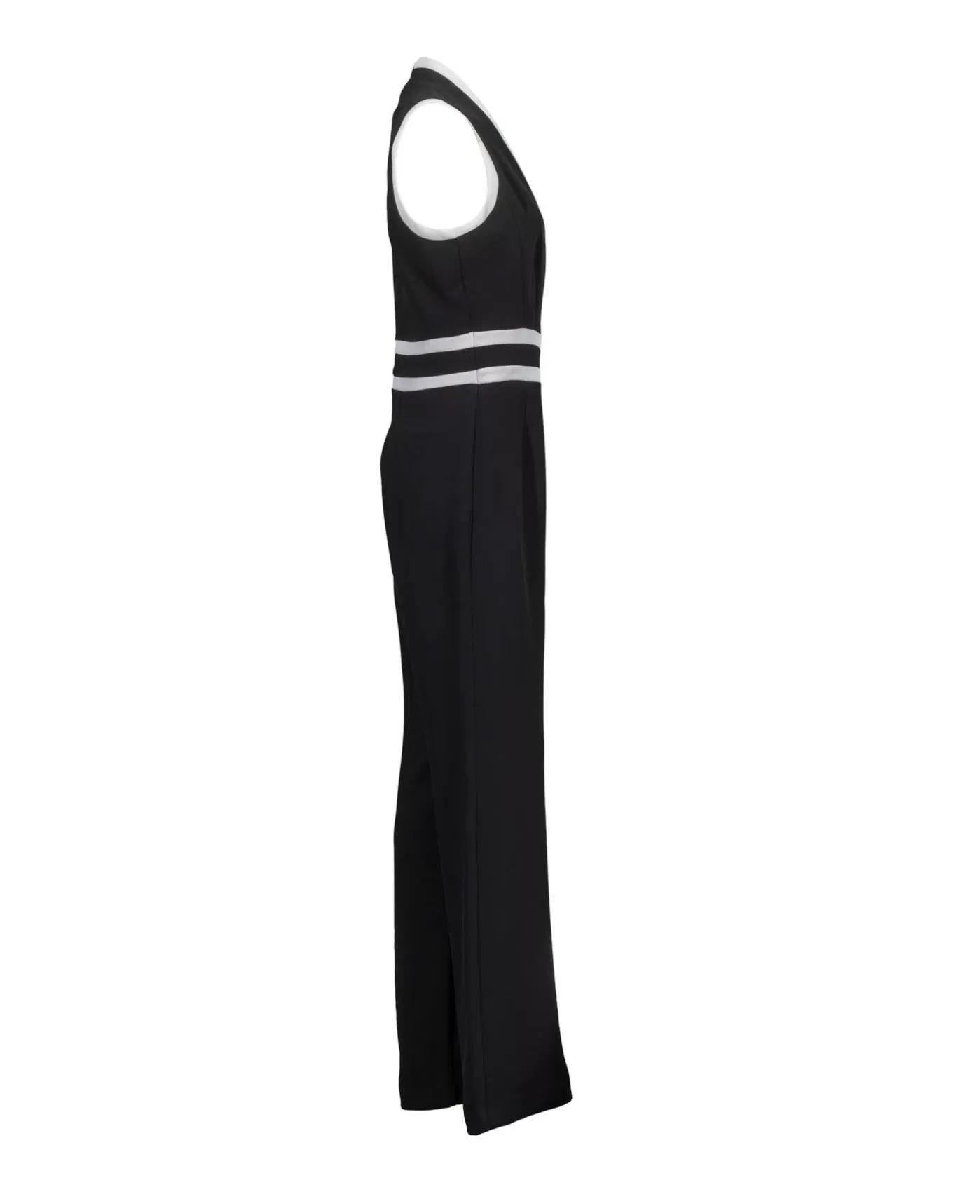 Sleeveless Contrast Trim Jumpsuit<Iris Best