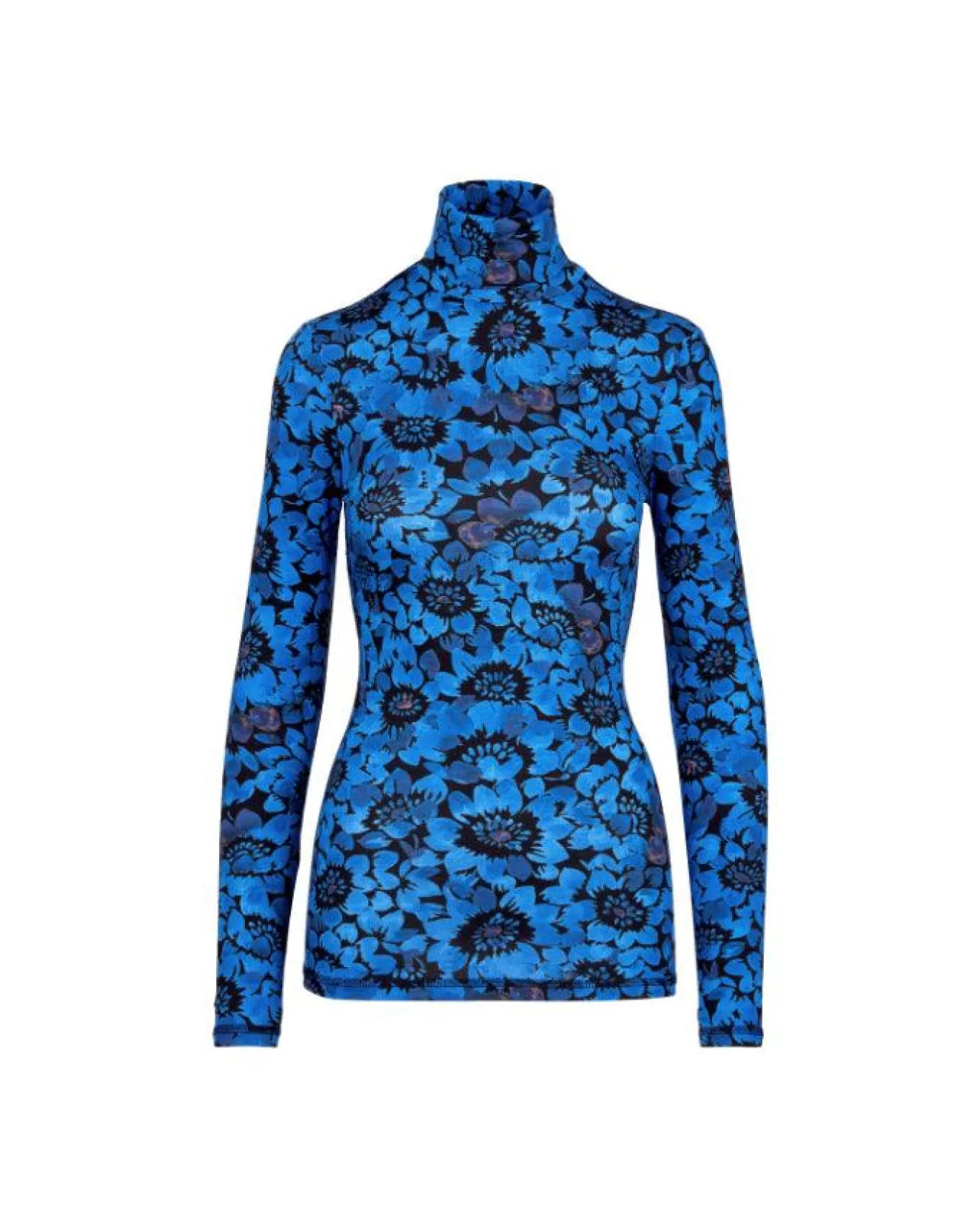 Lapis Floral Turtleneck<Smythe Cheap