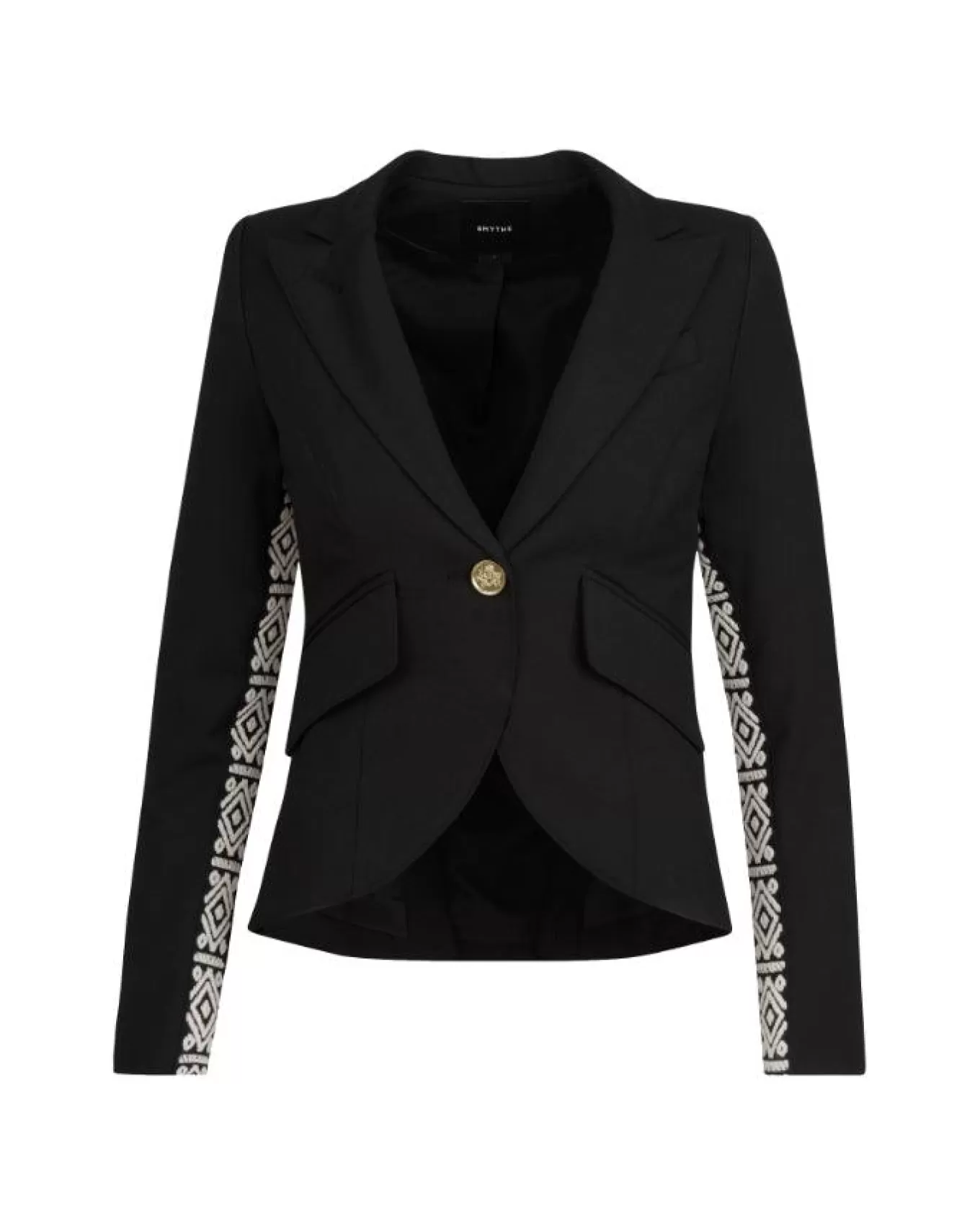 One Button Graphic Tuxedo Stripe Blazer<Smythe Outlet