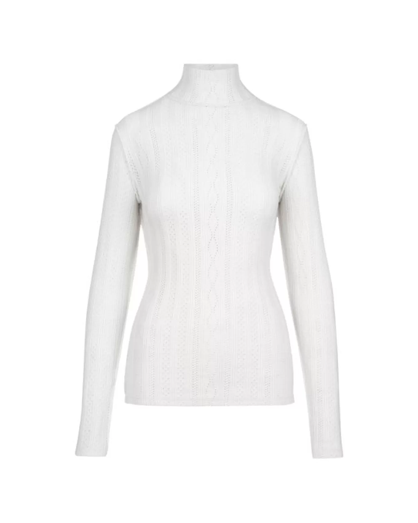 Pointelle Knit Turtleneck<Smythe Shop