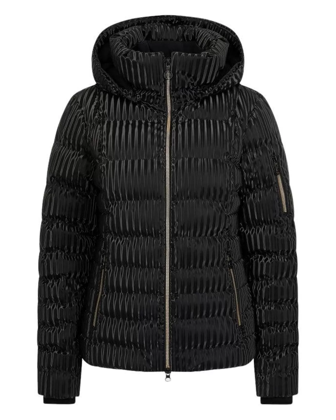 Down Pleat Effect Puffer Jacket With Hood<Sportalm Flash Sale