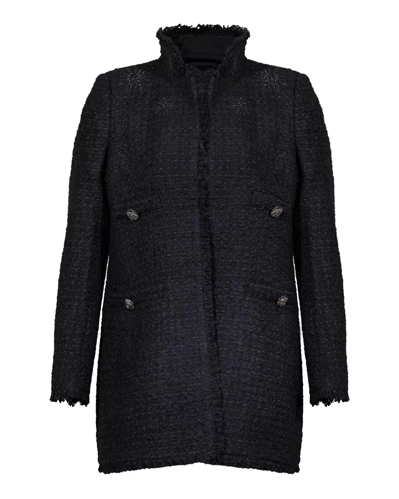 Mid Length Tweed Jacket<Tonet Cheap