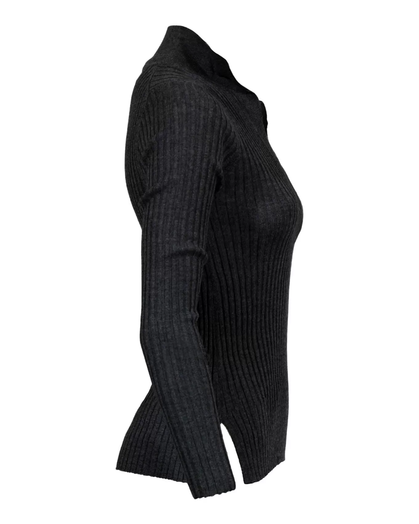 Rib Merino Polo Pullover<Tonet Cheap