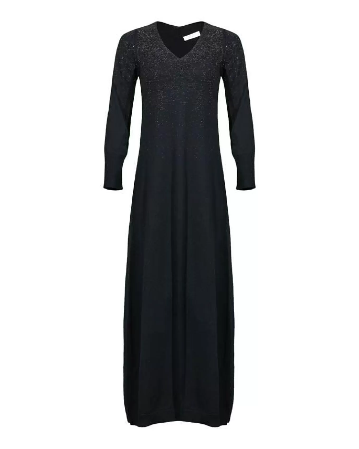 Sparkle V-Neck Knit Maxi Dress<Tonet Store