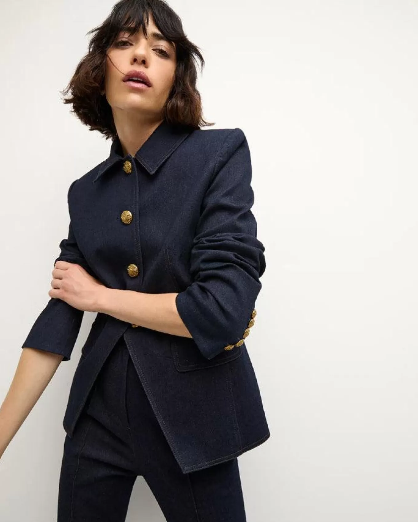 Aire Dickey Jacket Midnight<Veronica Beard Outlet