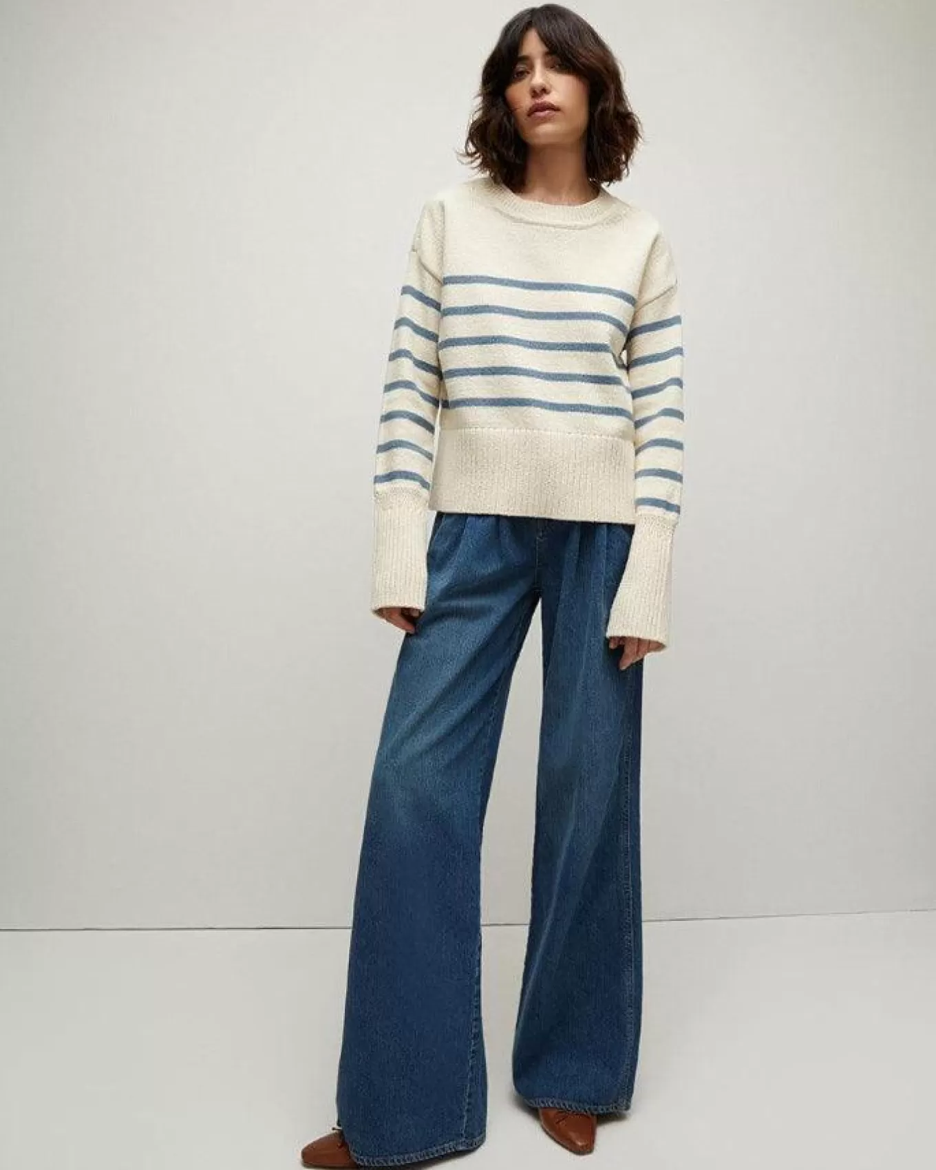 Andover Striped Sweater<Veronica Beard Cheap