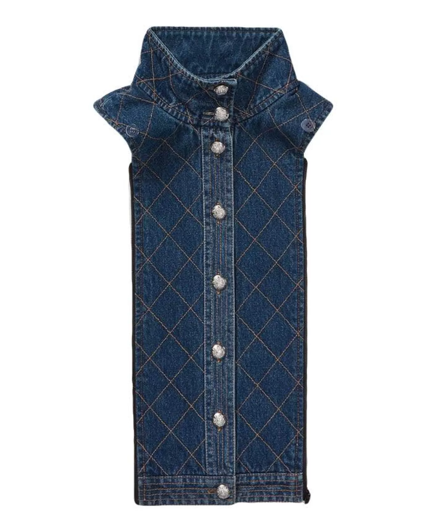 Barta Denim Quilted Dickey<Veronica Beard Flash Sale