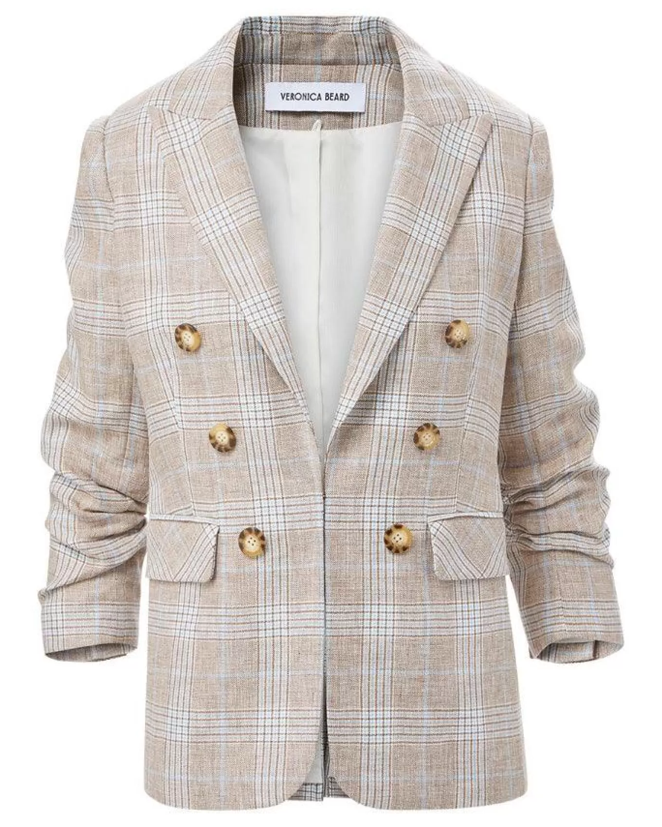 Beacon Plaid Dickey Jacket<Veronica Beard Fashion