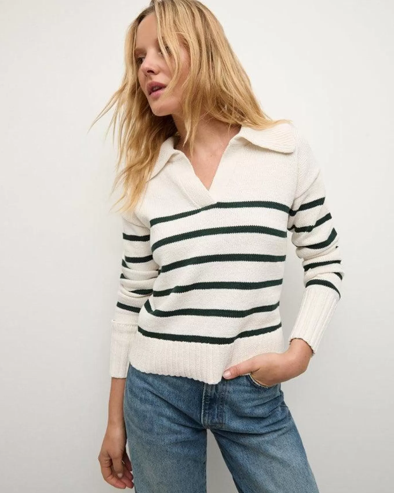 Jovie Stripe Pullover<Veronica Beard Shop