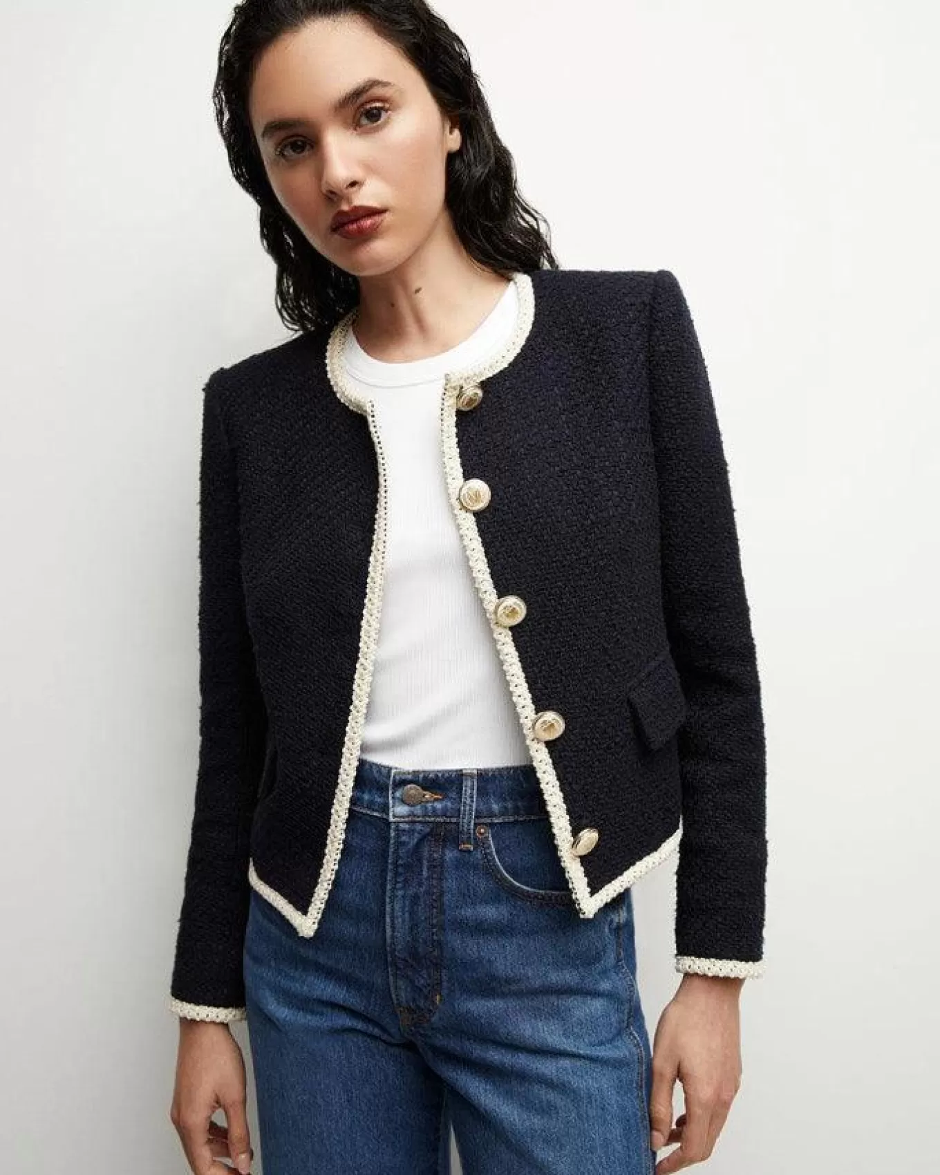 Mabel Tweed Jacket<Veronica Beard Store