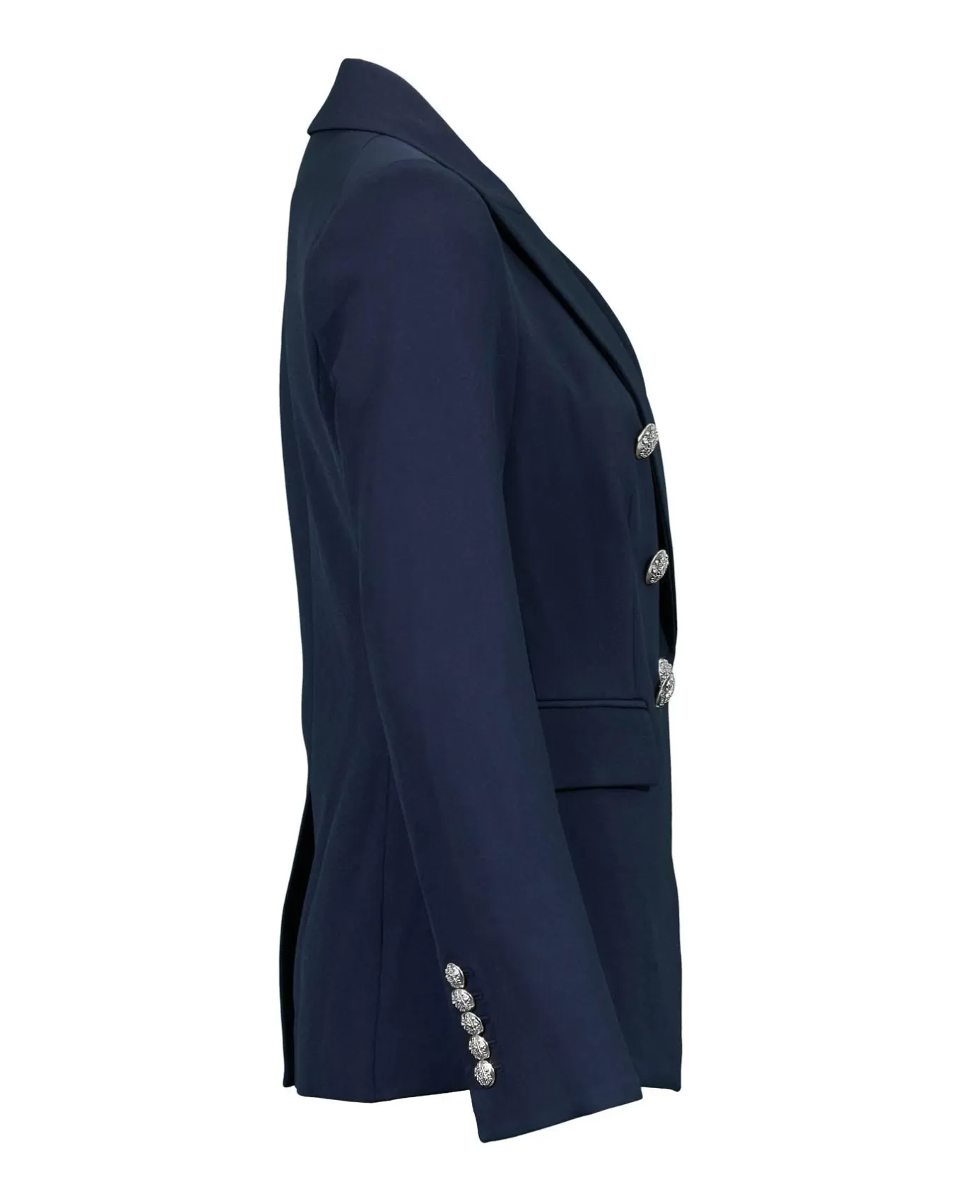 Miller Dickey Jacket Navy-Silver<Veronica Beard Sale