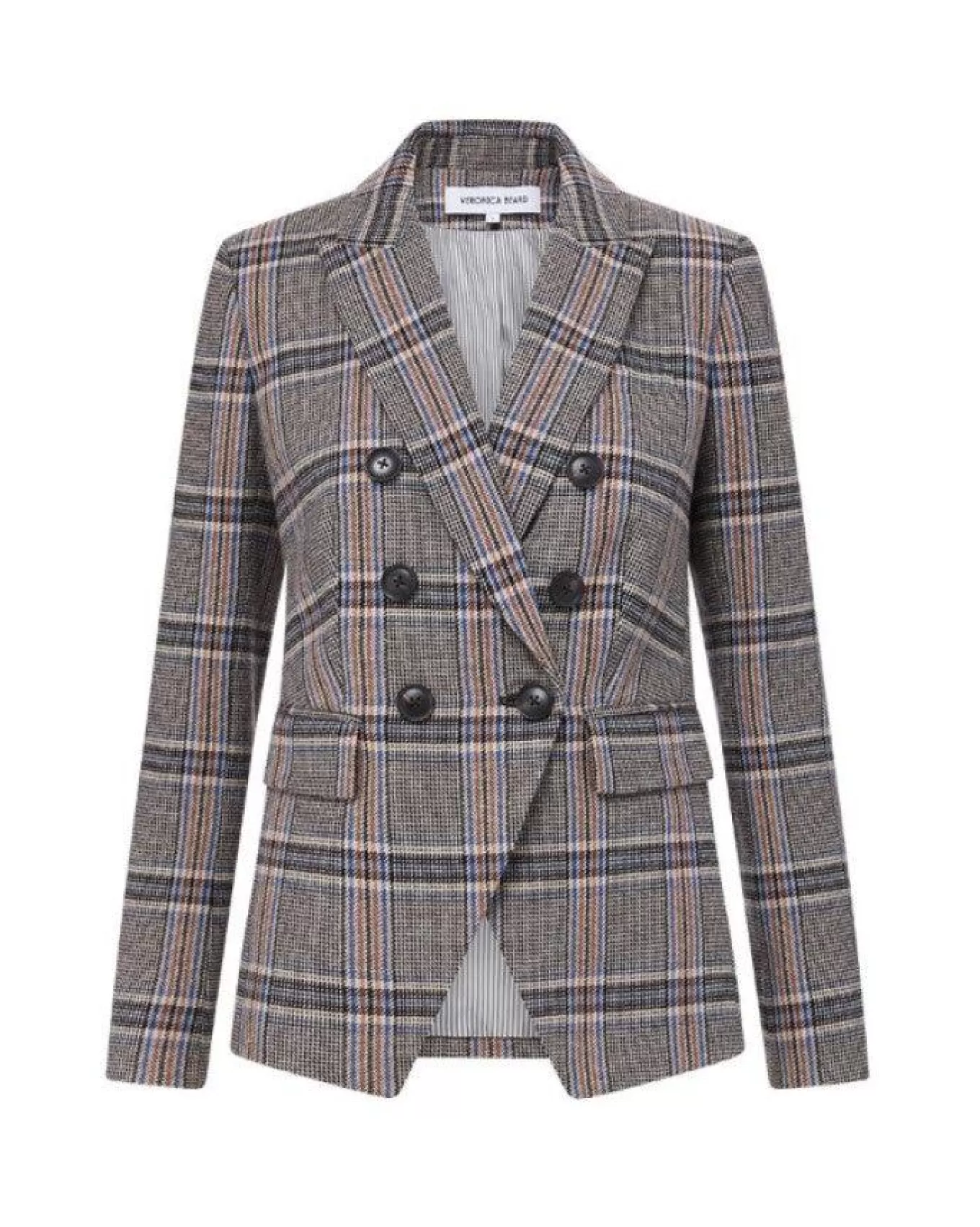 Miller Multicolor Plaid Dickey Jacket<Veronica Beard Best Sale