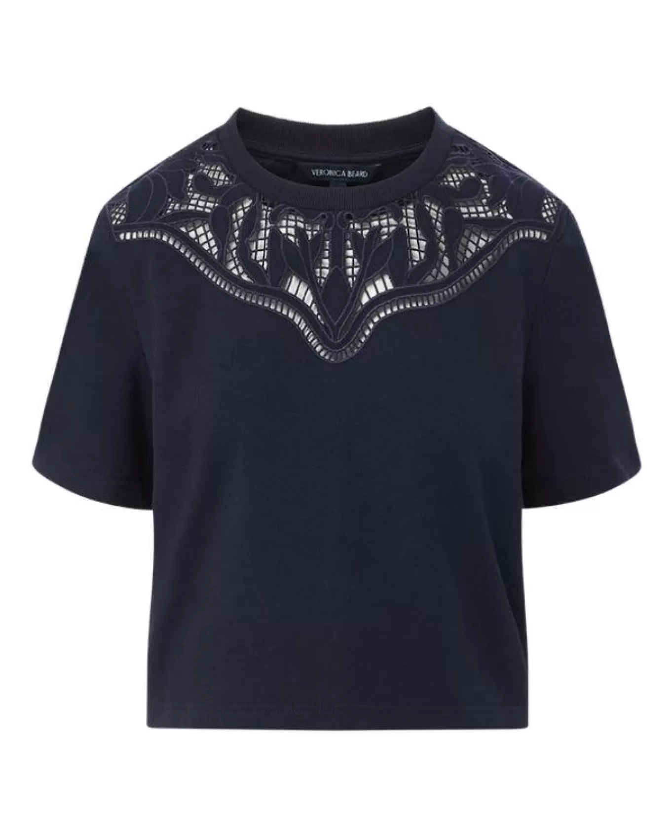 Monty Embroidered Tee<Veronica Beard Cheap